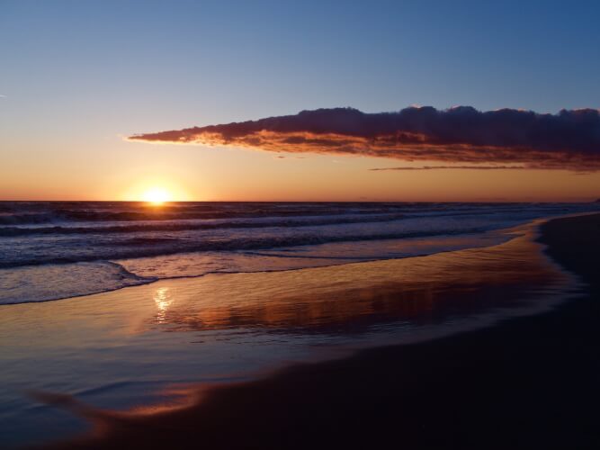 sunset patara beach turkey